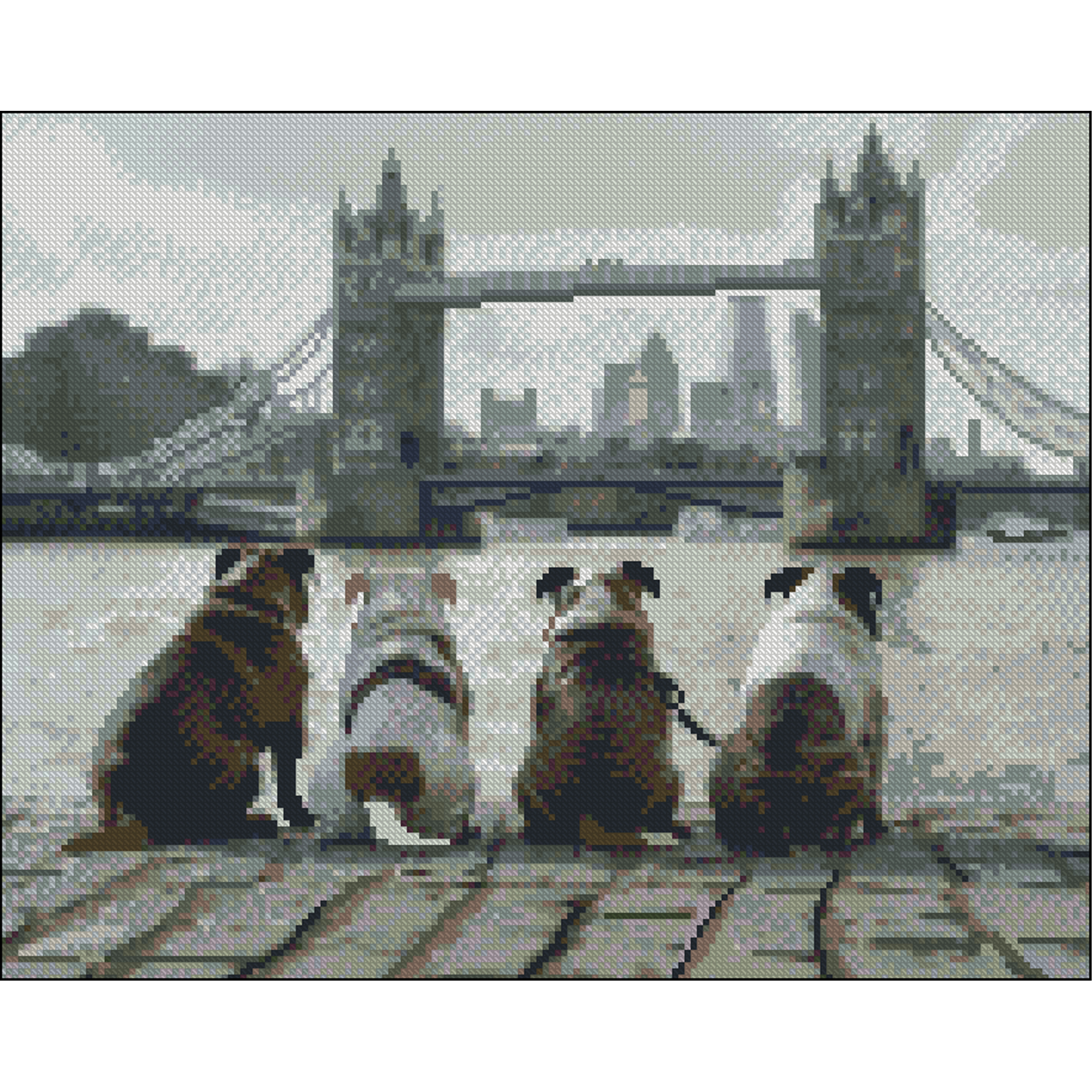 Four-legged without a frame size