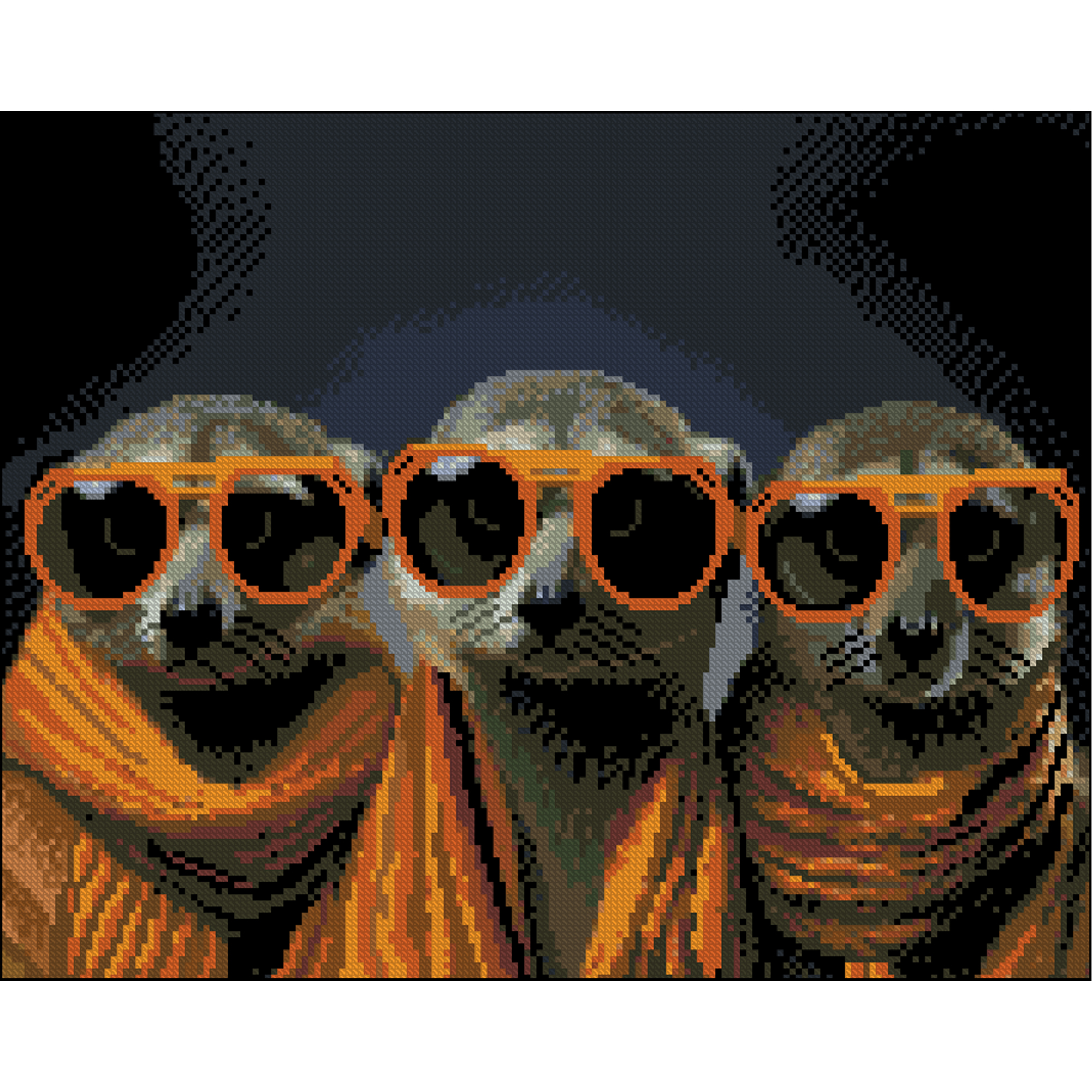 Алмазна мозаїка ПРЕМІУМ Круті хлопці без підрамника