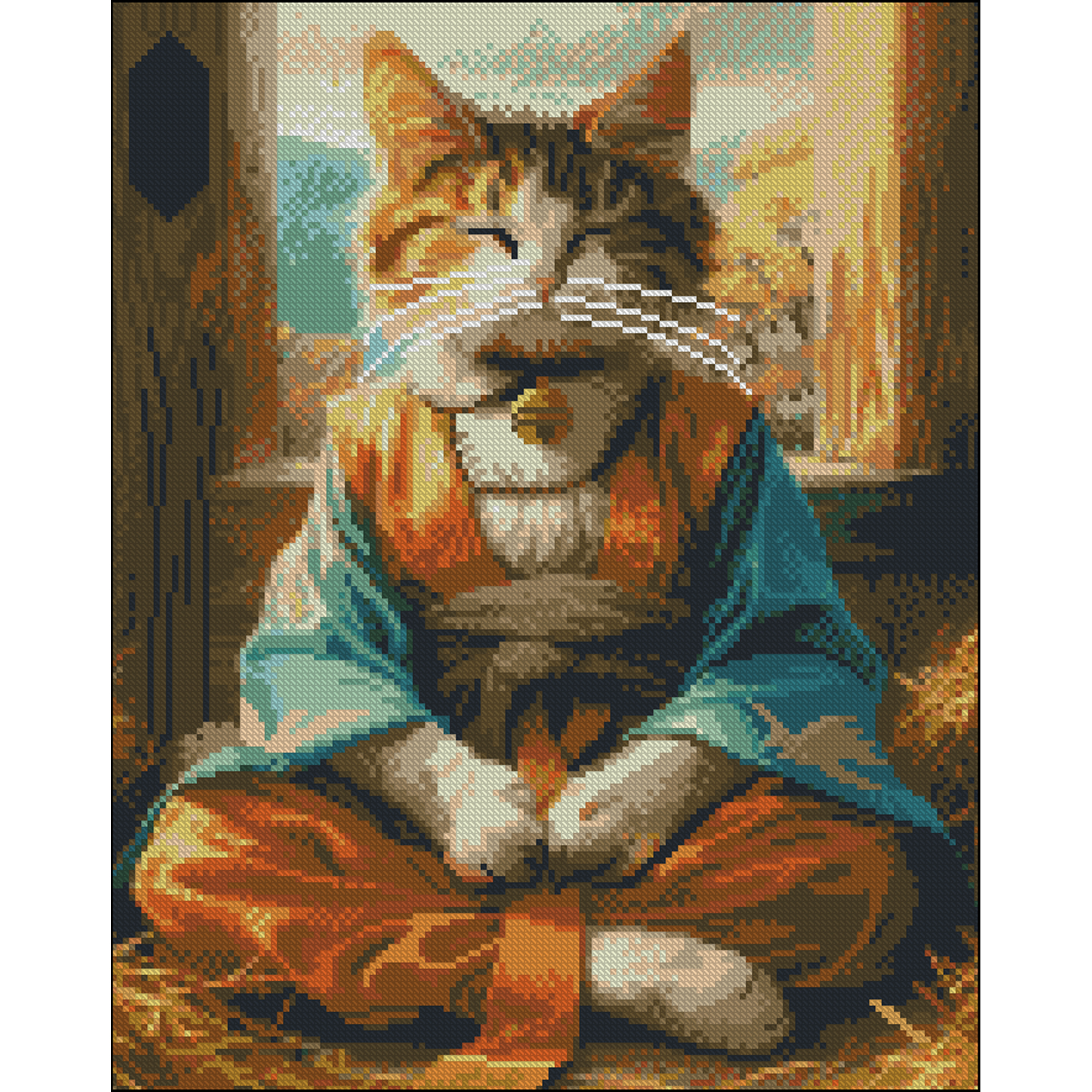 Алмазна мозаїка ПРЕМІУМ Медитація без підрамника