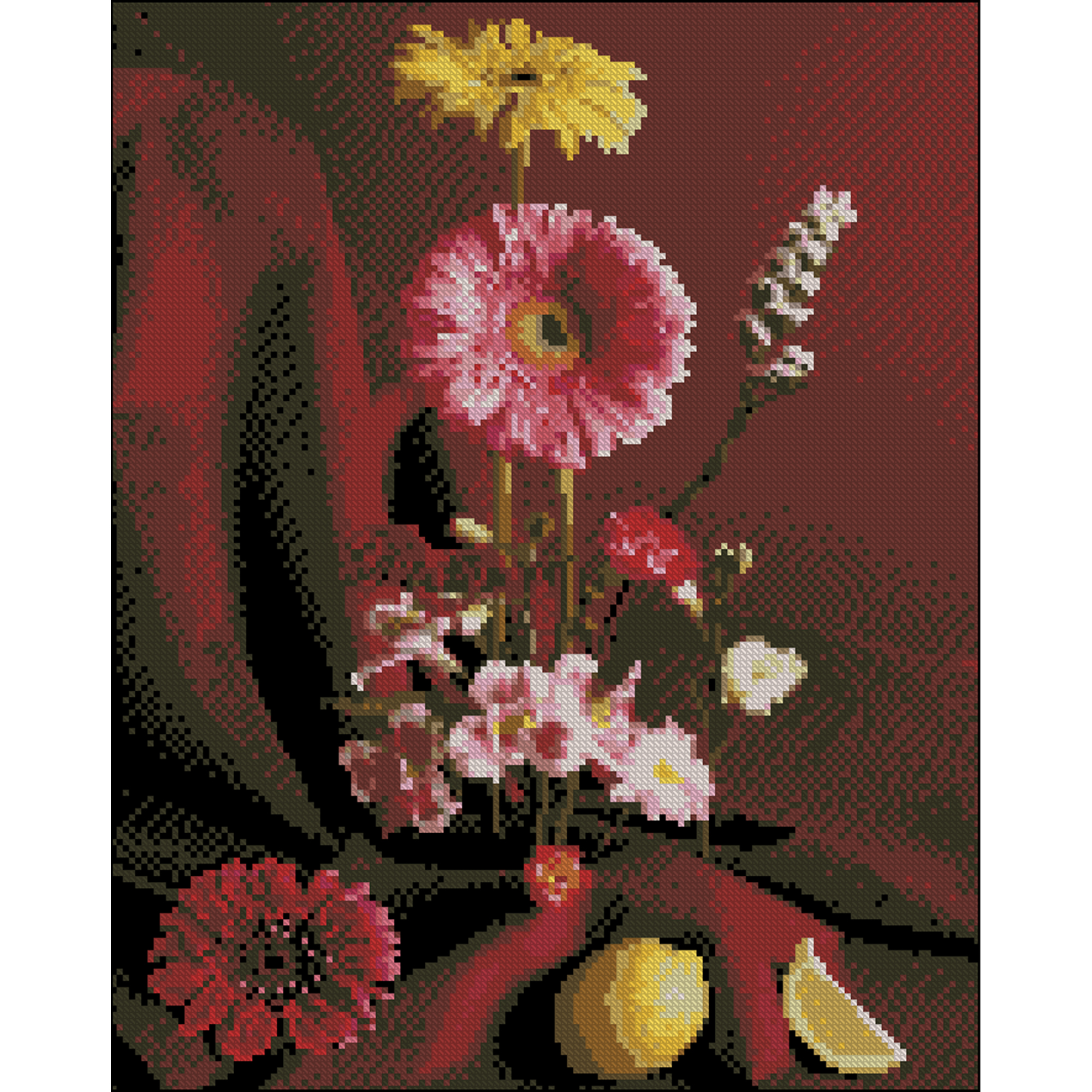 Алмазна мозаїка ПРЕМІУМ Осінні барви без підрамника