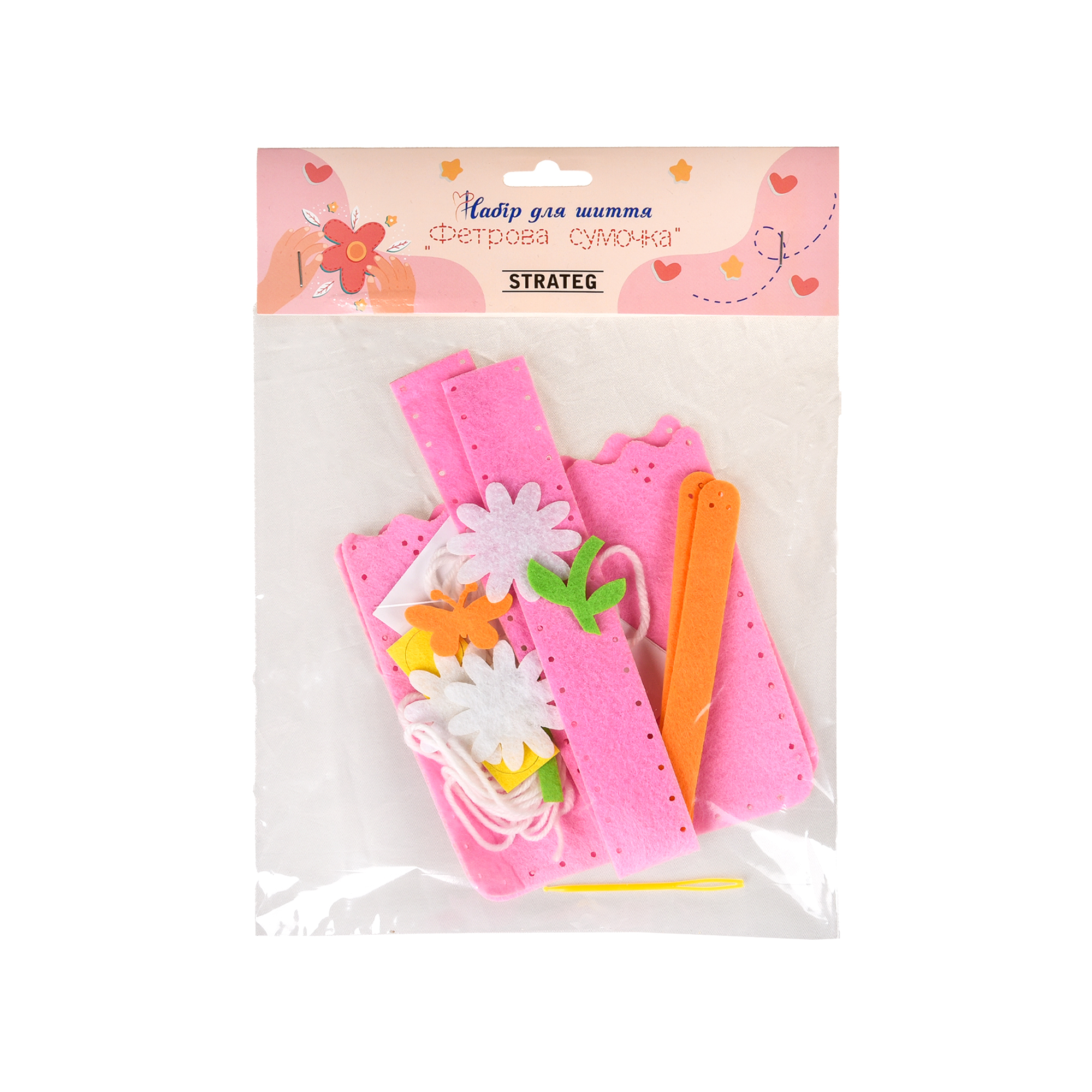 Набір для шиття Фетрова сумочка: Квіткова (31032)