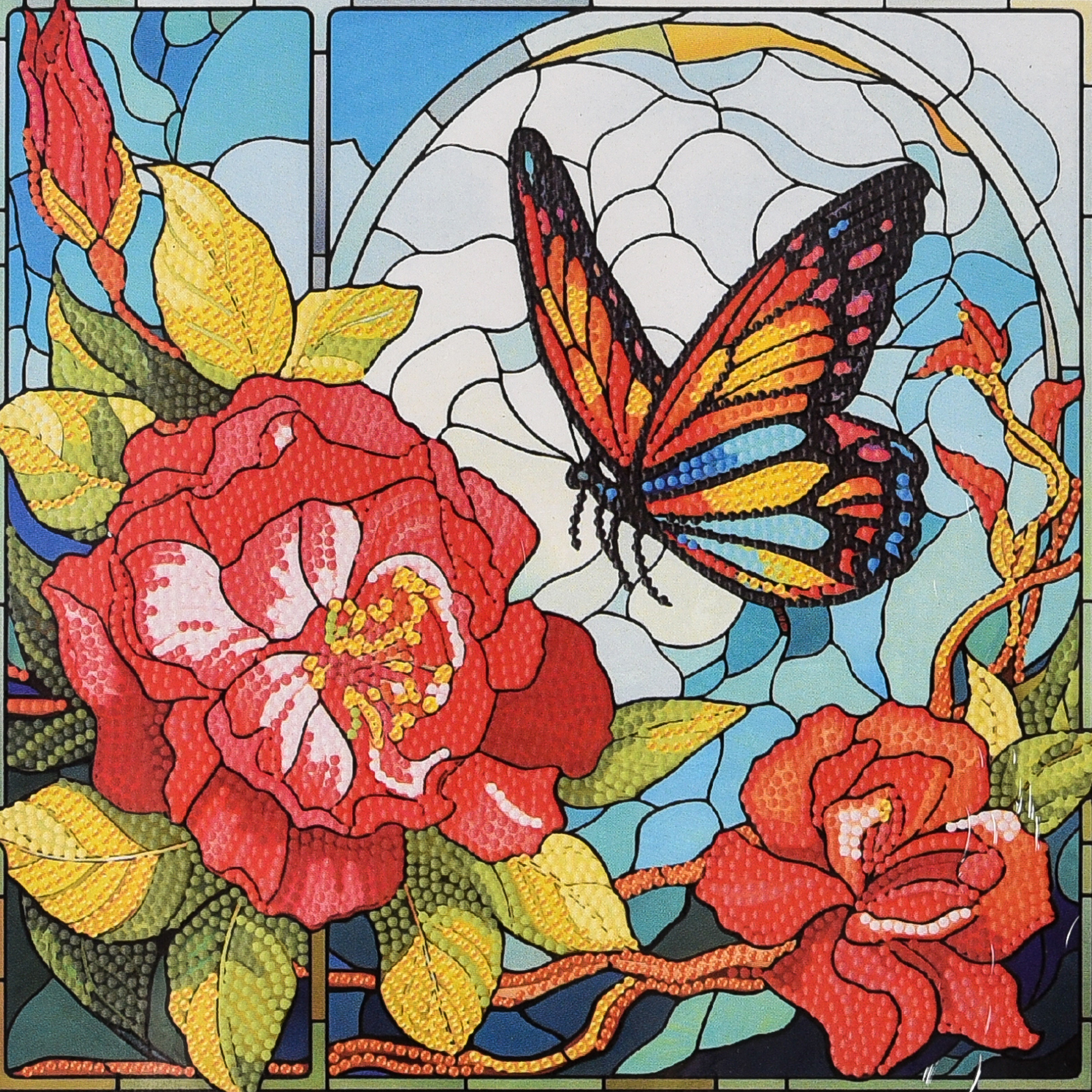 Алмазна мозаїка ПРЕМІУМ Метелик літа